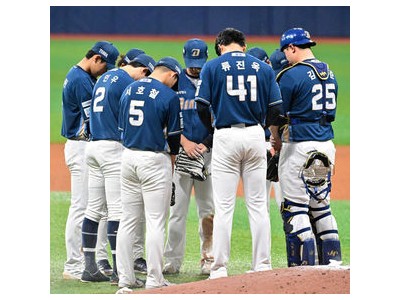 NC 다이노스 3연패 탈출했지만 추모 분위기