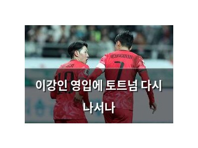 이강인 영입에 토트넘 다시 나서나