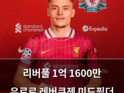 리버풀 1억 1600만 유로로 레버쿠젠 미드필더 영입 확정
