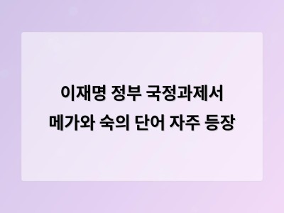 이재명 정부 국정과제에서 자주 등장한 메가특구와 숙의의 의미와 한계